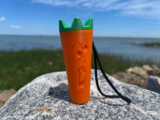 3D Printed Carrot Container w/ Wrist Lanyard